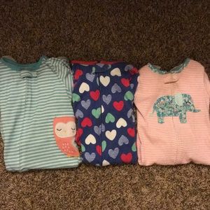 Carters size 12 months sleep and plays